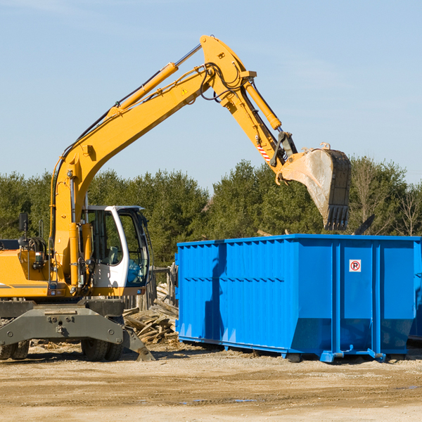 how many times can i have a residential dumpster rental emptied in Pluckemin